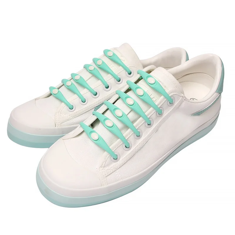 

Special No Tie Shoelace Lacing Elastic Silicone Shoelaces Kids Adult Sneakers Quick Shoe Lace 9 colors