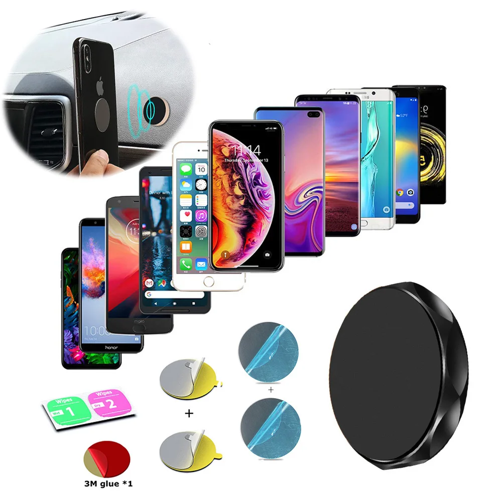 Магнитный автомобильный держатель для телефона планшетофон с креплением на