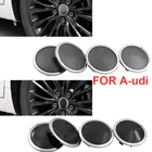 Колпачок ступицы колеса Автомобильный 69 мм, Центральная Крышка для Audi TT A4 B8 A3 8P B6 A6 C7 C6 B7 8V Q5 Q7 C5 A5 B5 A7 A1 B9 Q3, 4 шт.