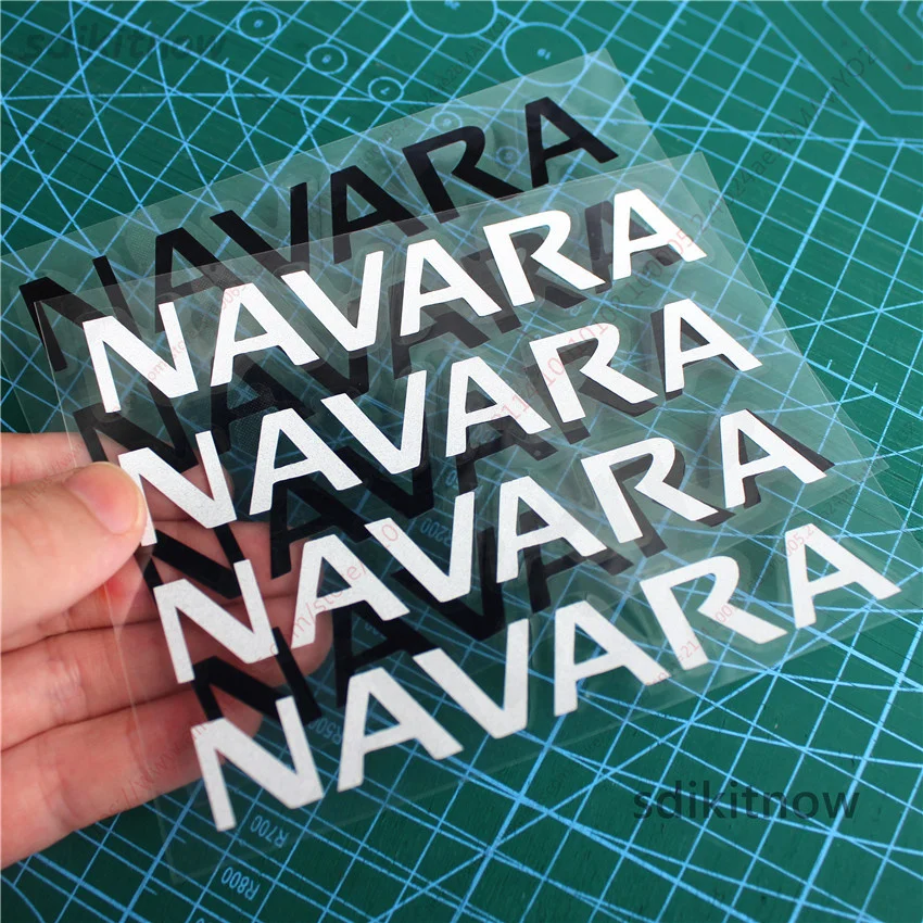 

4 шт./лот Автомобильная дверная ручка наклейка обод стикер Стайлинг украшение для nissan navara d40 d22 d23 np300 аксессуары