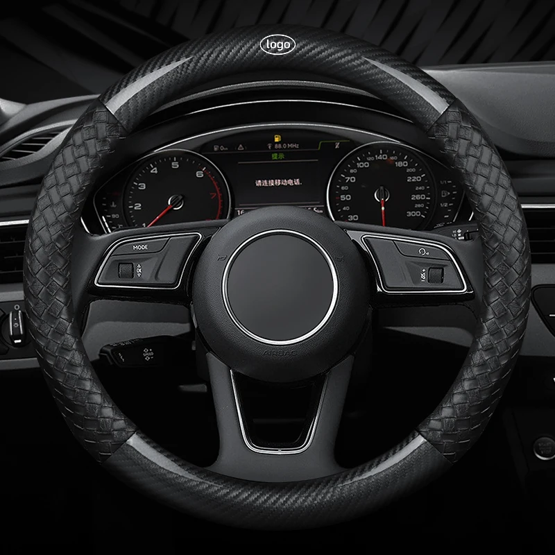 Подходит для нового Ford Mondeo Focus Escape Edge Fiesta Horse чехол рулевого колеса из углеродного
