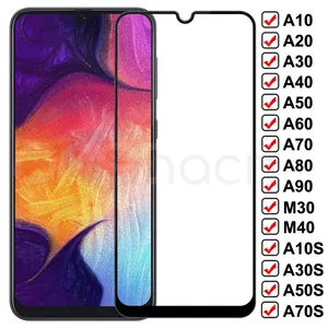 Защитное стекло 9D для Samsung Galaxy A10, A20, A30, A40, A50, A60, A70, A80, A90, M10, M20, M30, M40, A10S, A30A, A50S, A70S