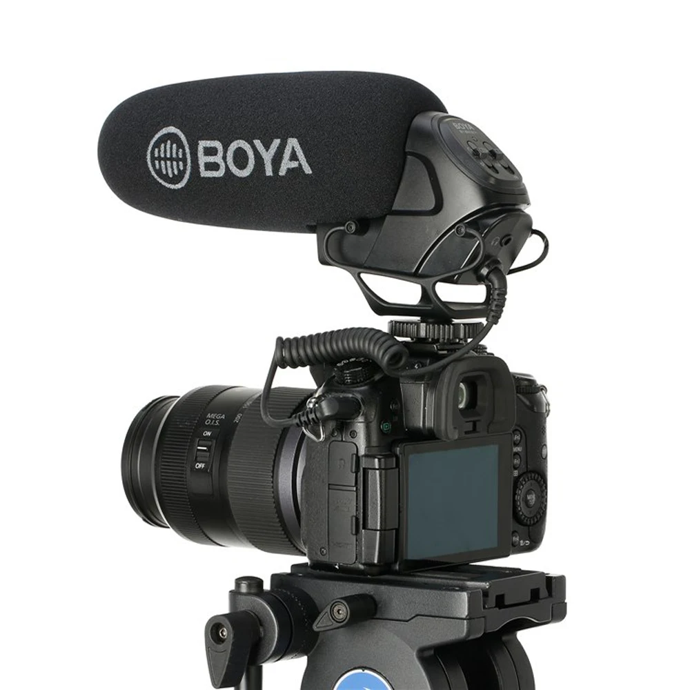 BOYA BY-BM3031 микрофон-пистолет Супер-кардиоидный конденсаторный студийный