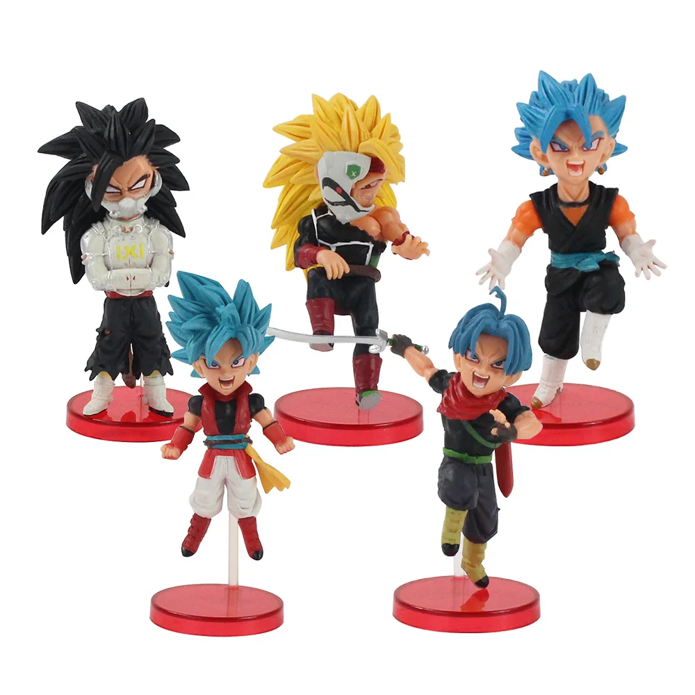 C No Color Box 5 шт./лот SDBH Dragon Ball фигурки WCF SSJ Zeno Сон Гоку Вегета Trunks vegetto Аватар Majin Towa лопуха Супер Saiyan модель игрушки - Цвет: C No Color Box