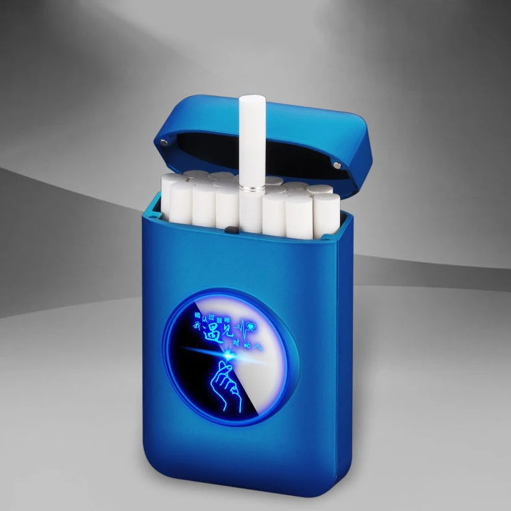 Творческий анти давление сигареты чехол Перезаряжаемые с прикуривателем для