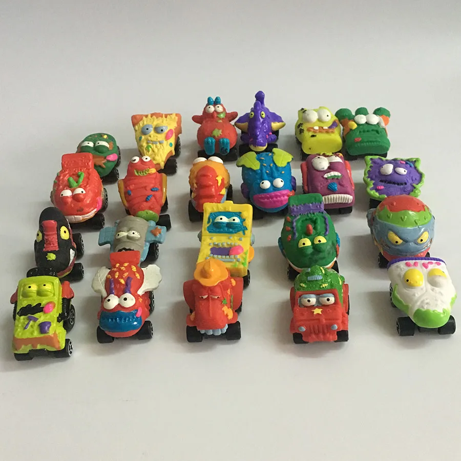 

Action Figure Monster Litter Bug Car Cartoon Animal Soft Plastic Model Toys 10Pcs