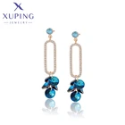 Xuping, модные ювелирные изделия, Новое поступление, серьги золотого цвета с кристаллами для женщин, подарок A00712158