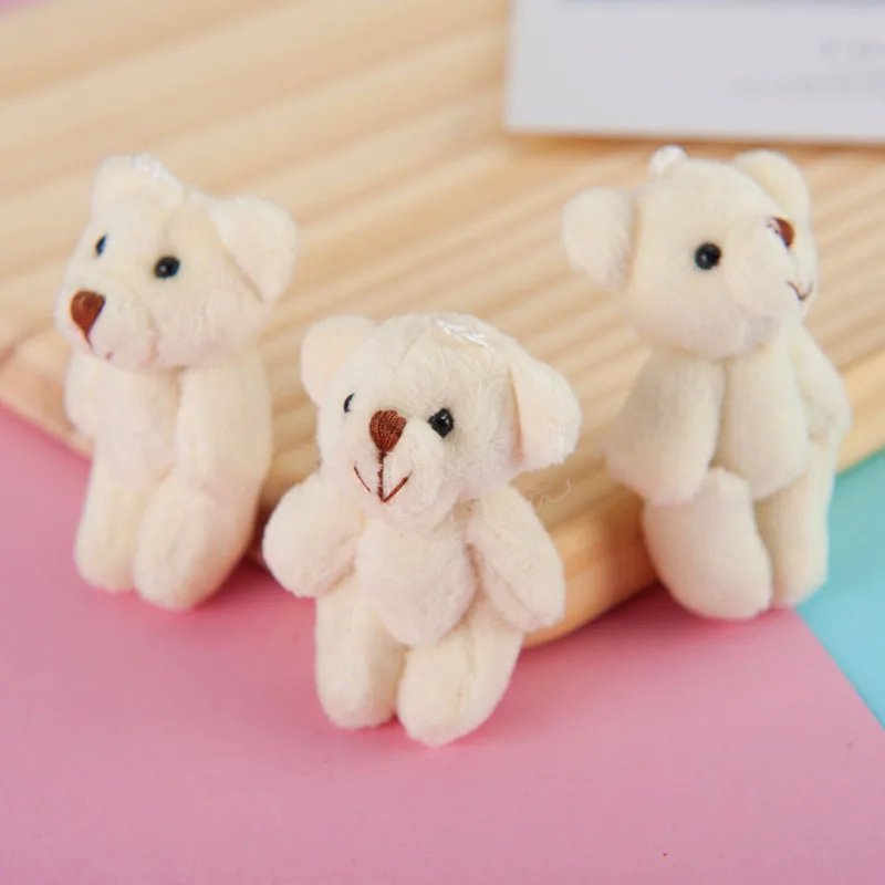 Милый кулон в виде мини-медведя мягкая игрушка-зверюшка кукла-подвеска сумку