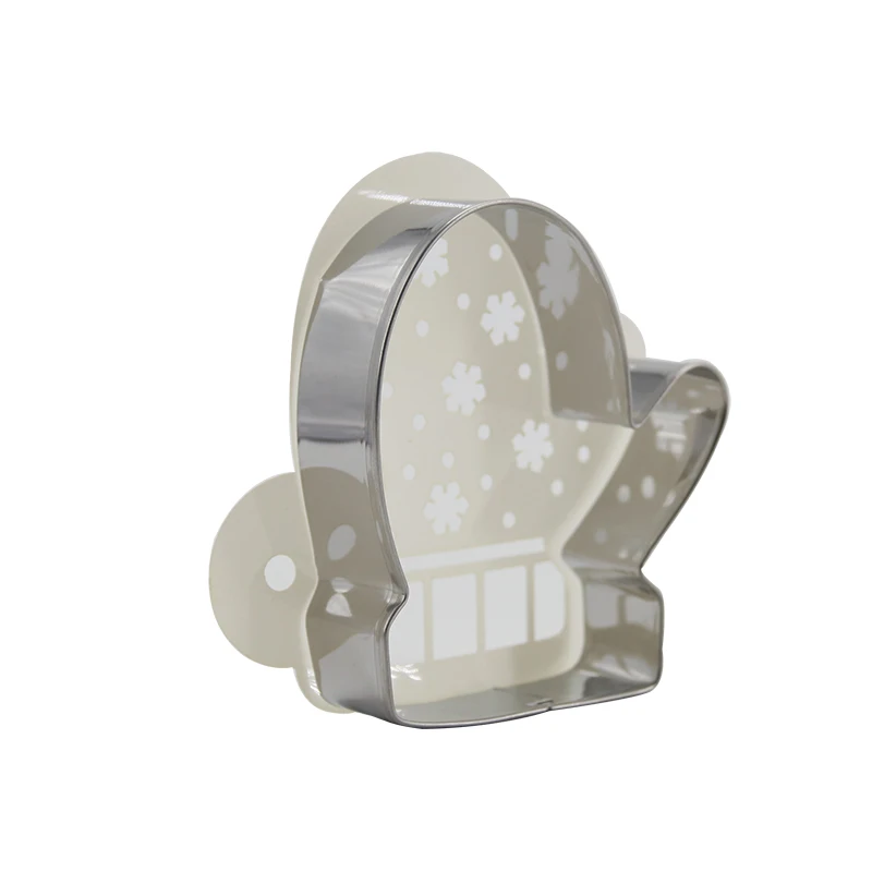 Нержавеющая Рождественская форма в виде перчаток для печенья резак торта