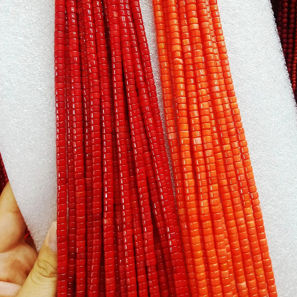 Натуральный камень коралловые бусины обычные россыпью Изоляционные Бусины