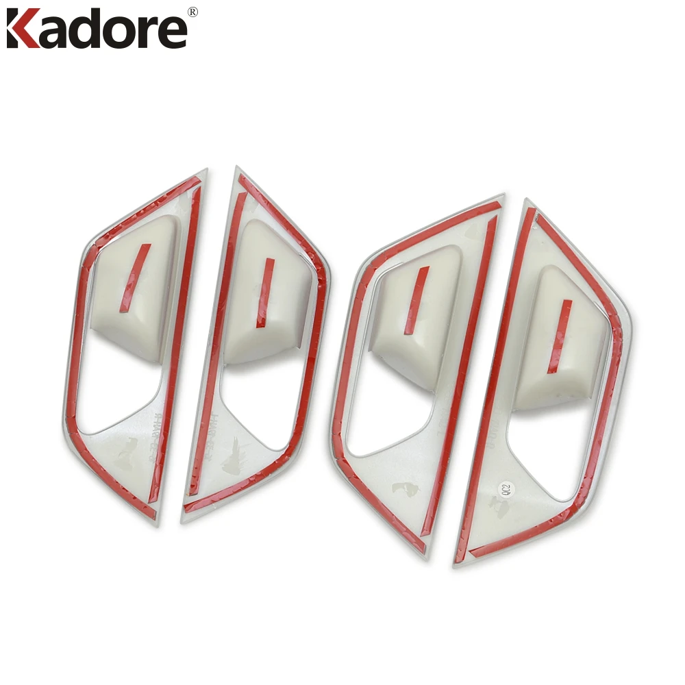 

For Peugeot 3008 GT 2017-2020 5008 2018-2020 Interior Inner Door Handle Catch Cover Trim Inserting Decal Panel Car Accessories