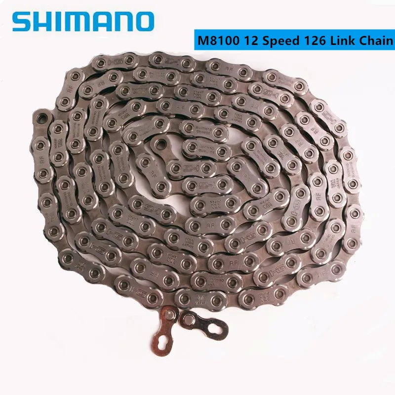 Цепь SHIMANO SLX M7100 M6100 M8100 12 скоростей 118/126 звеньев цепь для горного велосипеда CN MTB