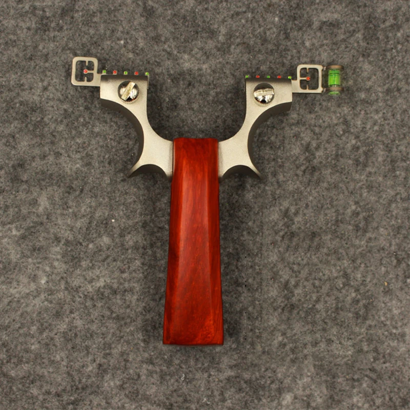 Powrful Slingshot Flat Rubber Band Hunting Stainless Steel Head Catapult With Wood Handle Sling shot Shooting 2019 New | Спорт и