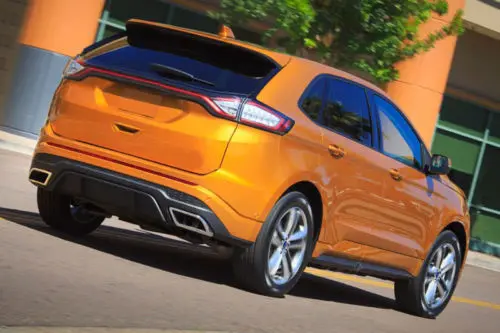 Для Ford Edge 2015 2016 2 шт. Корпус красный объектив заднего бампера Туман светильник