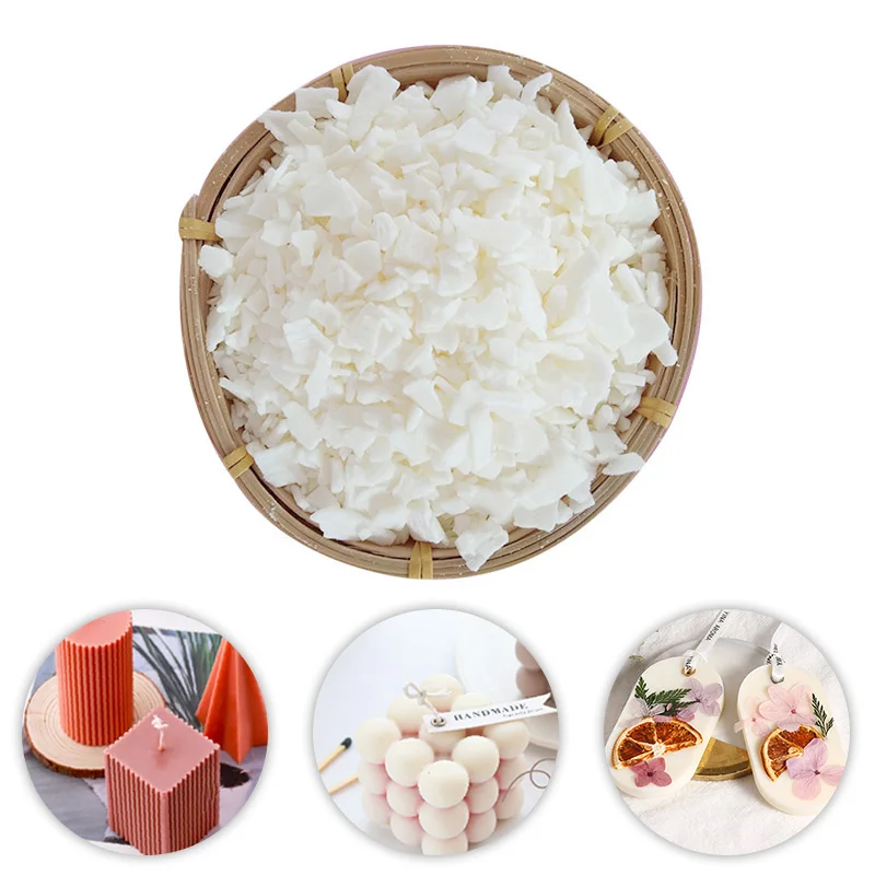 Natural Soy Wax Candle Raw Material DIY Making Handcraft Supplies Sealing Accessories 0.5/1KG | Дом и сад