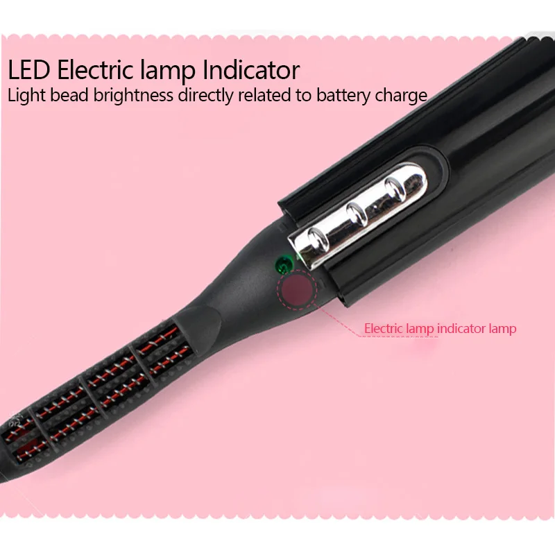 Женские длинные ресницы с электрическим подогревом USB зарядкой для макияжа