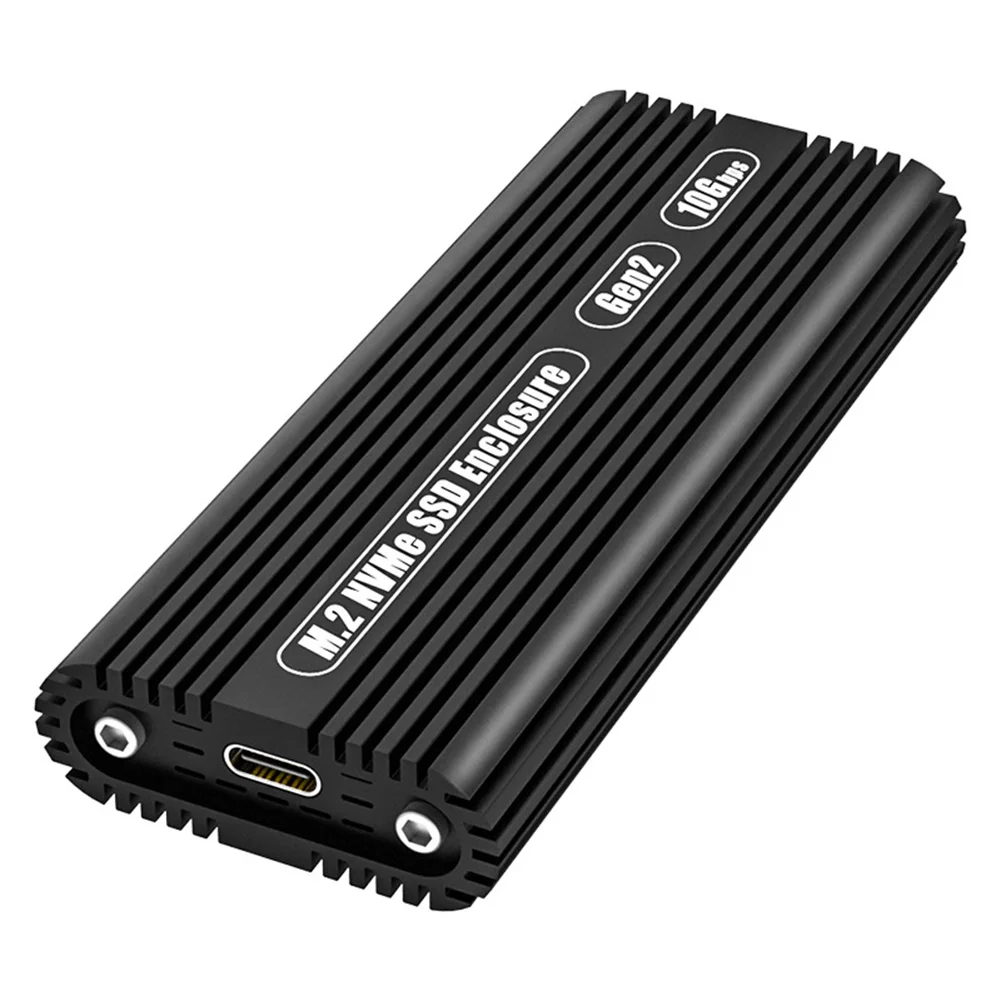 

Blueendless M2 SSD Case USB 3.1 10Gbps High Speed Aluminum Shell NVME SSD Disk Multiple Cooling Type C to C External Hard Drive