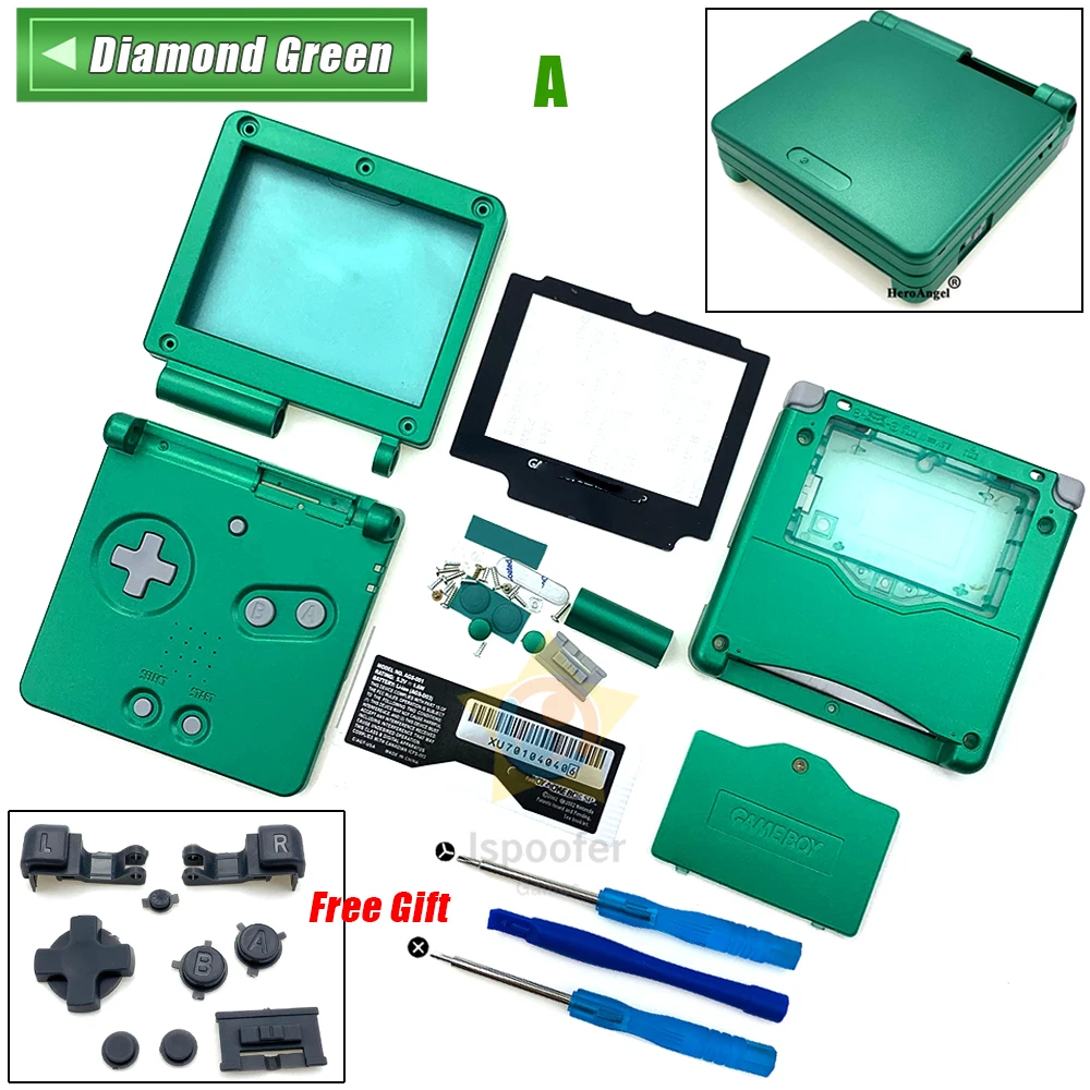 2020 Новинка! Сменный Чехол для игровой консоли Nintendo Gameboy Advance SP GBA стекло |