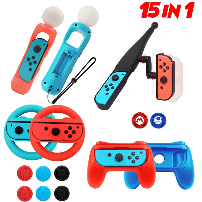 

Yoteen Somatosensory Grip For Nintendo Switch Joy-Con Just Dance for Taiko Drum Fishing Rod Wheel Holder