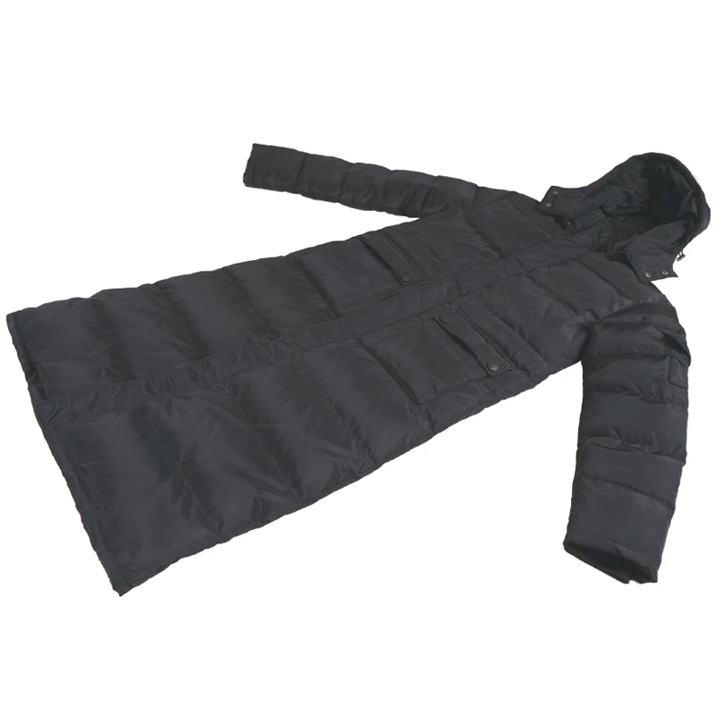 Мужская куртка-пуховик Boollili Корейская длинная с капюшоном мужская Campera Hombre Invierno |