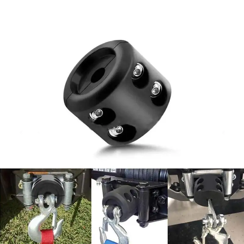 

Car Modification Parts Winch Hook Stopper For Most ATV / UTV Winch Off-Road Vehicles Cable Hook Plug Rubber Cord Protector