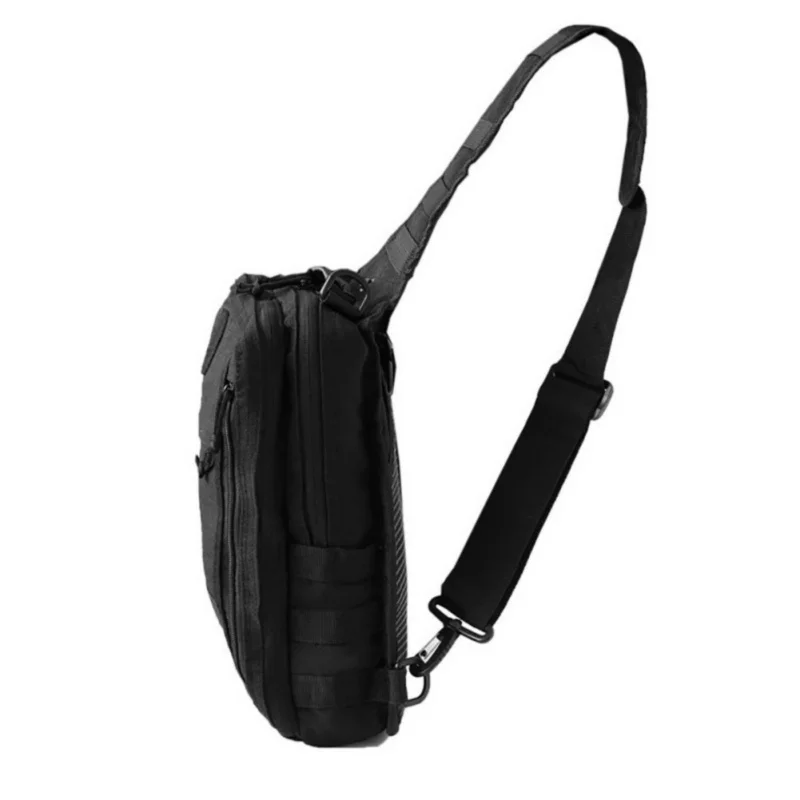 

Outdoor Military Tactical Shoulder Bag Hiking Camping Sling Backpack Molle Chest Hunting Pack Right Left Adjustable Bags
