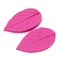 3d petal leaf shaped silicone mold sugarcraft embossed fondant mold cake decorating tools baking accessories