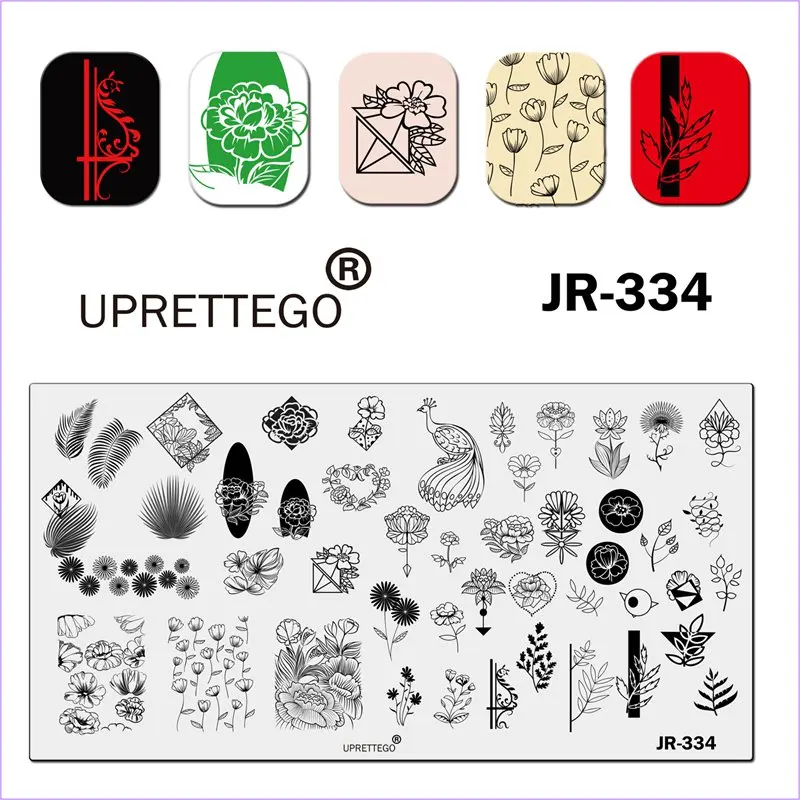 

2021 Stainless Steel Stamping Plate Template Botany & Fruit Mushroom Palm Leaf Daisy Rose Maple Leaves Banana Orange berry 3