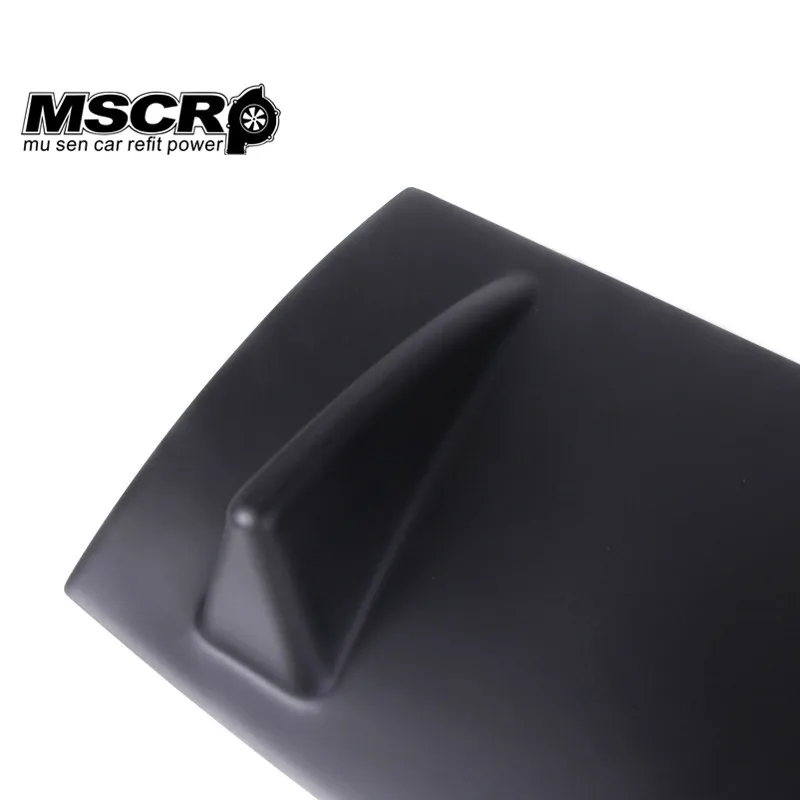 Корпус заднего бампера Акулья плавник 7 крыльев диффузор для губ ABS универсальный