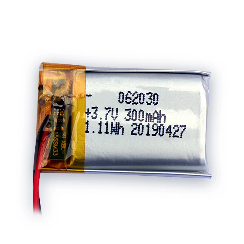 

3.7v 300mah 602030 Rechargeable Lithium Ion Battery For navigator / Tablet Pc