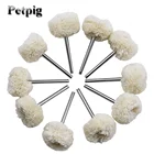 Кисть, дремель аксессуаров для полировки шерсти, 3 мм, 10 шт.