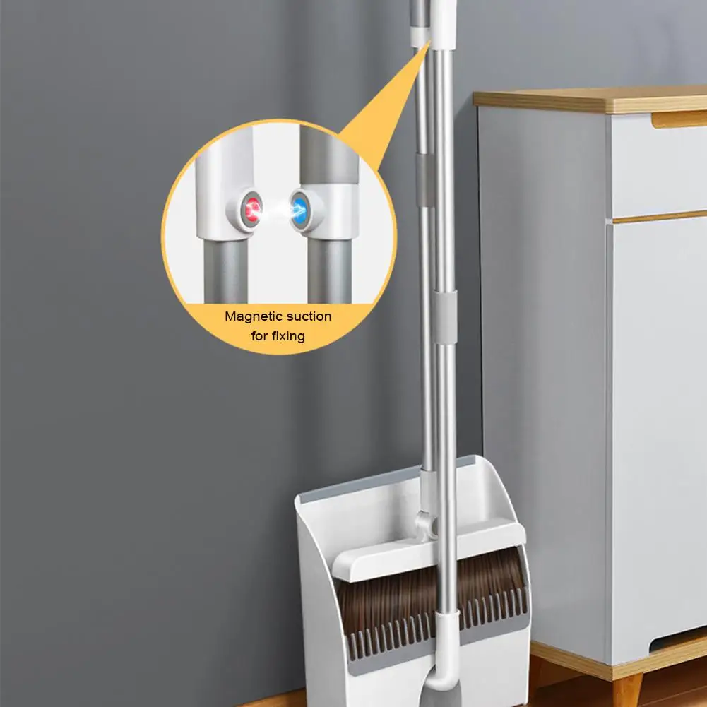 Вертикальная щетка и пылесборник домашняя Магнитная комбинированная для чистки