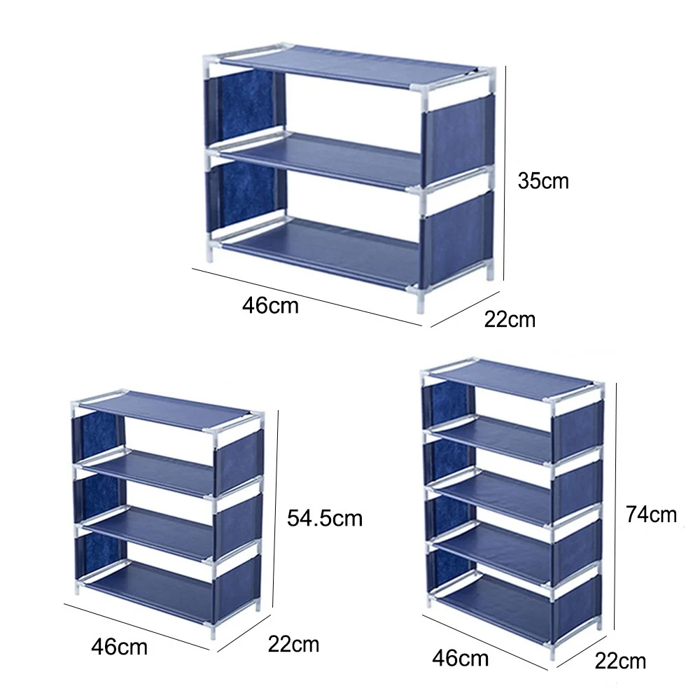 

3/4/5 Layer Multi-functional Shoe Rack Multi-storey Shoes Self Non-woven Living Room Bedroom Shoe Organizer Simple Storage Rack