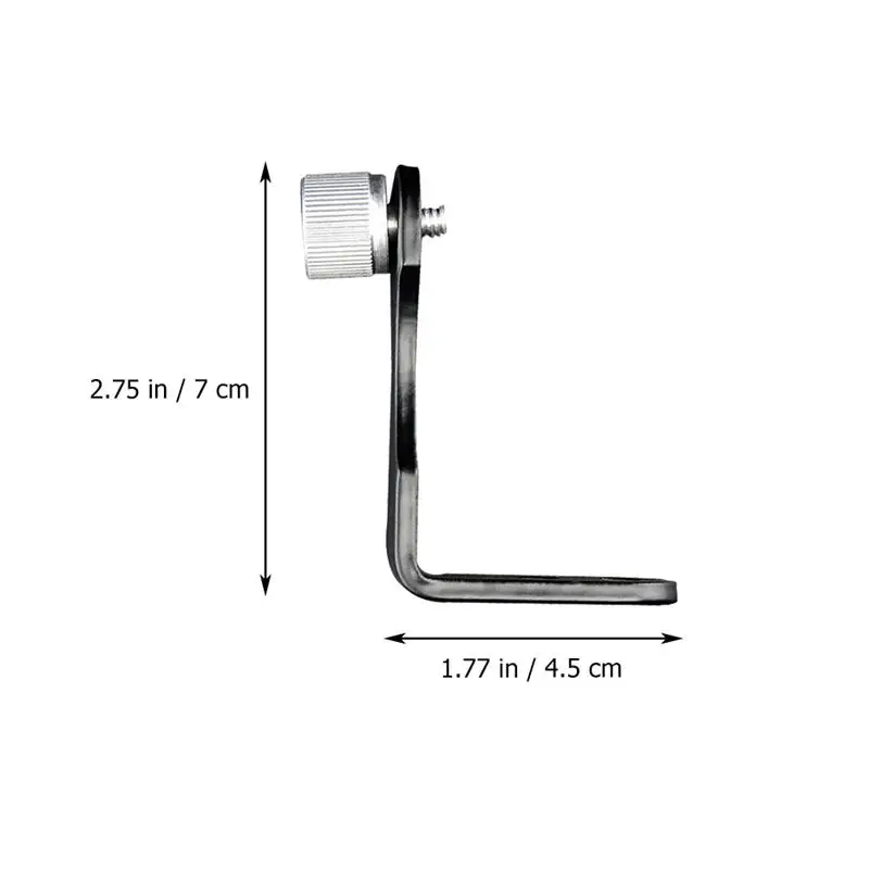 1Pc L-Shape Metal Binocular Adapter Mount Tripods Bracket Adapter For Binocular Telescope Binocular Bracket Adepter