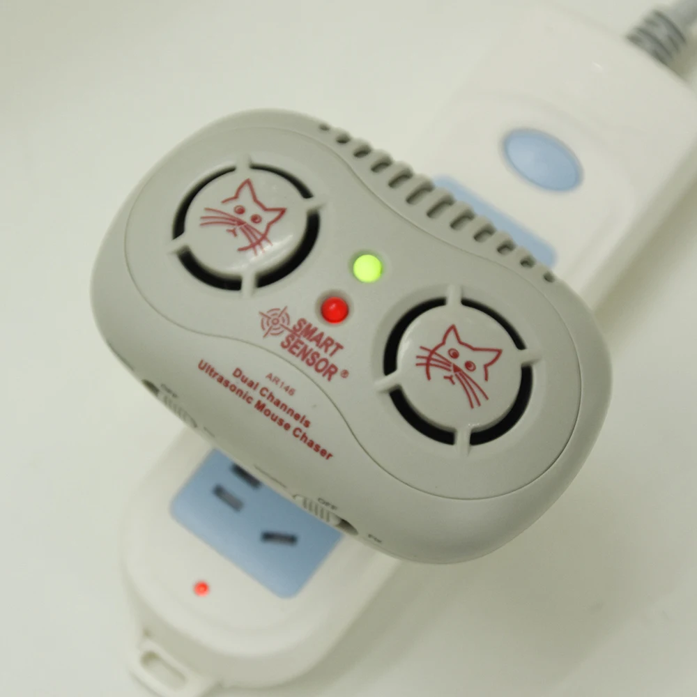 Ультразвуковой электронный отпугиватель мышей крыс с двойной головкой