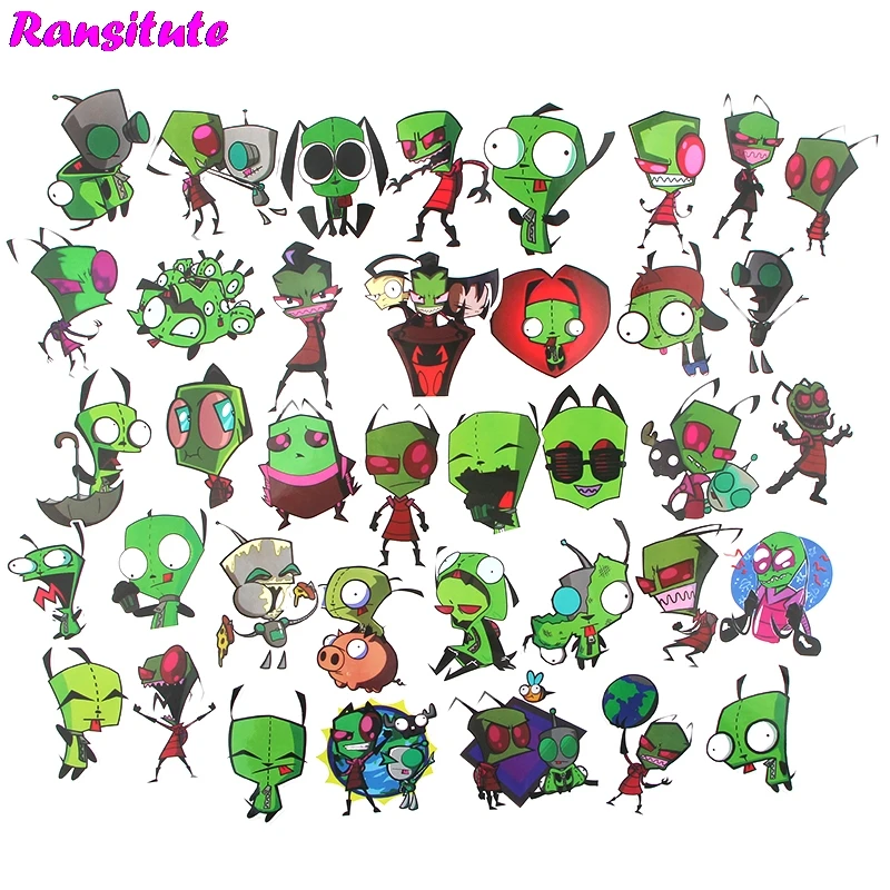 38 шт./компл. аниме мультфильм смешанные наклейки для ноутбука скейтборда багажа