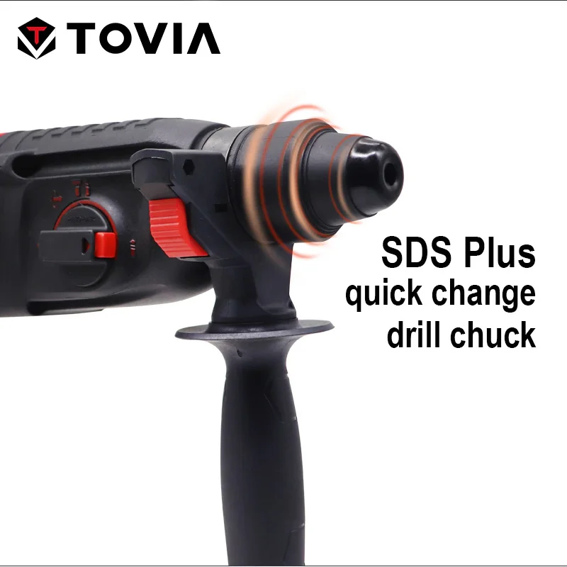 TOVIA 220в перфоратор SDS Plus горизонтальный 3 режима дрель ударный молотки обойные |