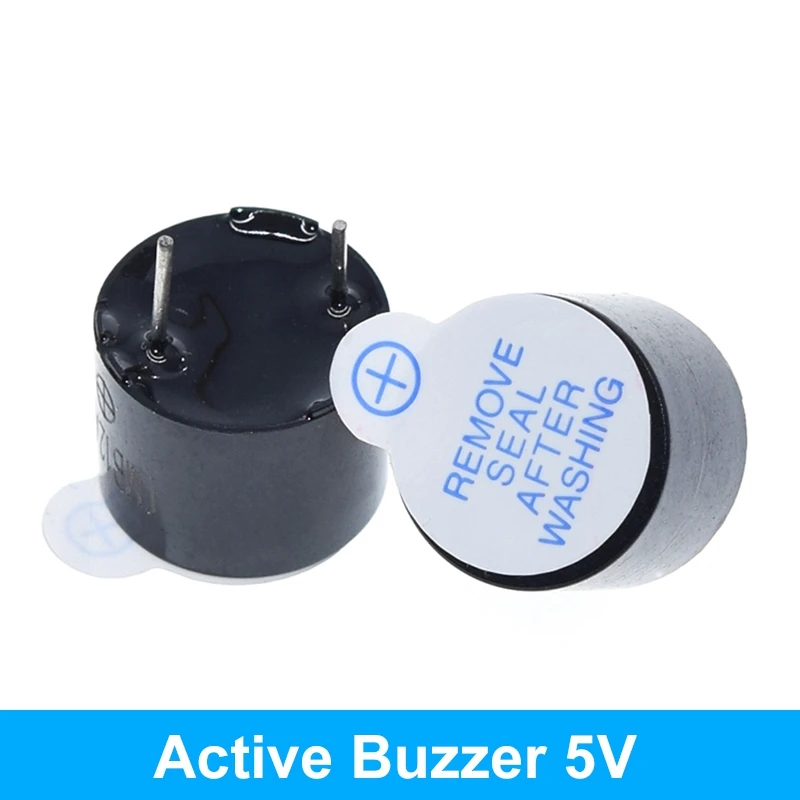 

10pcs 3V 5V 12V Active Buzzer Magnetic Long Continous Beep Tone 12*9.5mm New And Original Hjxrhgal For Arduino Mini Plug Speaker