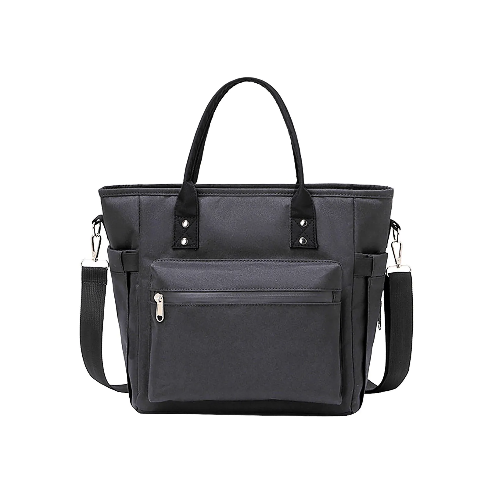 

Lunch Bag Oxford Cloth Waterproof Fresh Leisure Frosted Zipper Shoulder Portable Organizer For Cosmetics Travel Home Supplies