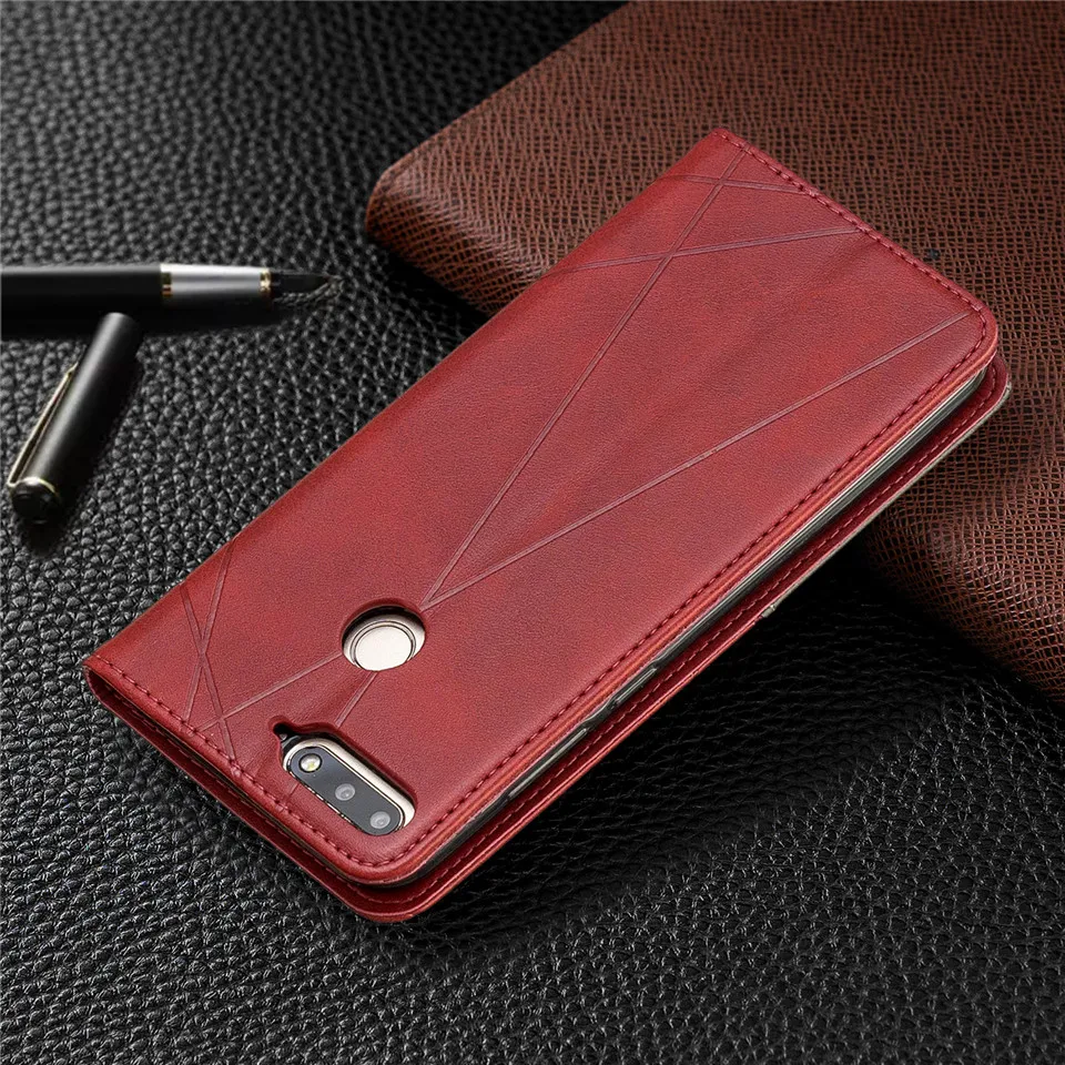 Книжка чехол на для huawei Honor 7A 7A Pro AUM-L29 Honor7A Pro Хуавей Хонор 7a 7c про Кожаный чехол-книжка с магнитным бумажником для Honor 7C Pro LND-L29 Honor7C Pro