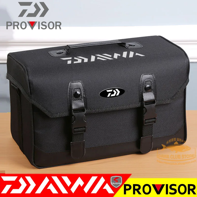 

2020 DAWA Waterproof Fishing Gear Box Fishing Bag Multifunctional Waist Pack Fishing Lures Gear Storage Bag Single Shoulder Bag