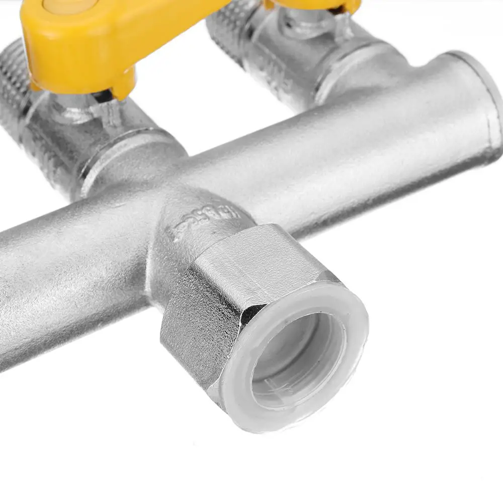 

1/2'' Garden Hose Splitter Quick Connector 3-Way Splitter Valve Adapter Hose Connector Garden Irrigation Connection Tools