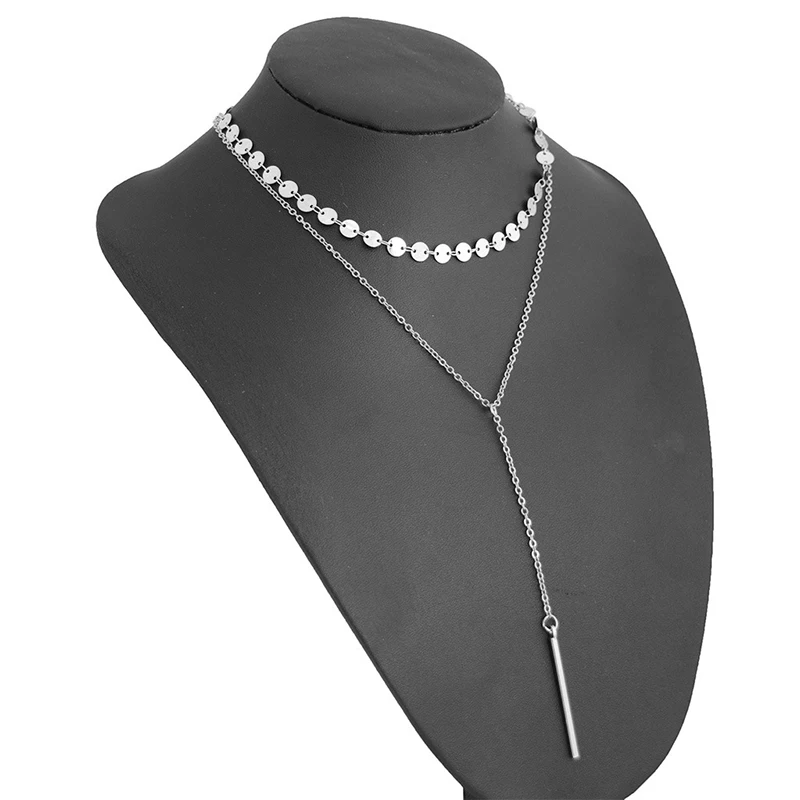 Женское Ожерелье-чокер с классической золотой цепочкой