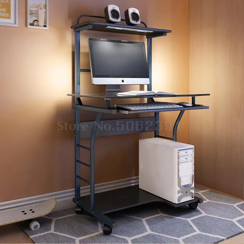 Компьютерный стол простой современный съемный закаленное стекло province space