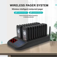 ctf103 wireless 20 pcs pagers paging system call waiter restaurant customer calling buzzer for church nursery cafe bar clinic