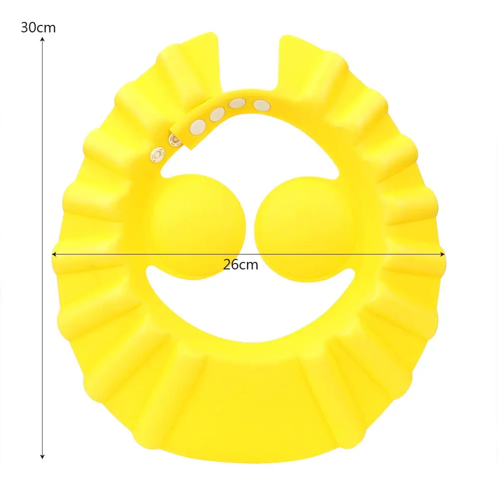 

Baby Shower Shield Hat Safe Soft Hat Bath Wash Hair Cap Ear Protection Children Shampoo Cap Shower Caps Adjustable