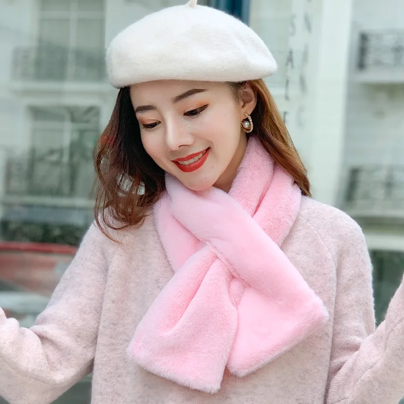 

Scarves Women Thicker Candy Color Simple Elegant All-match Harajuku Scarf Womens High Quality Adjustable Students Accessories