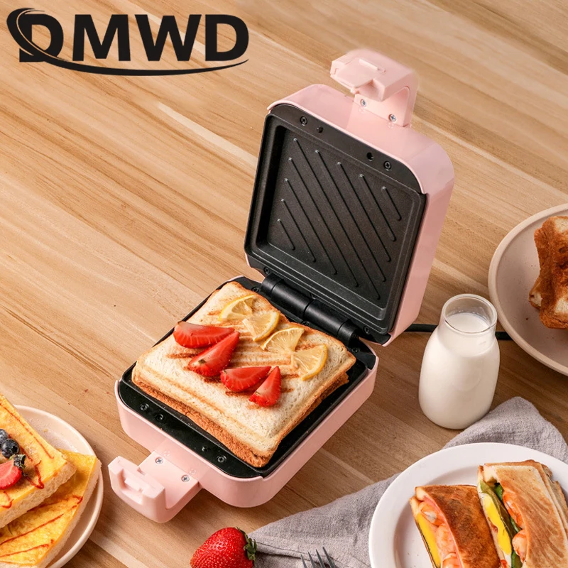 DIY Sandwich Maker Oven Breakfast Machine Hot Plate Light Food Waffle Multi-Function Heating Toast Pressure Grill Toaster | Бытовая
