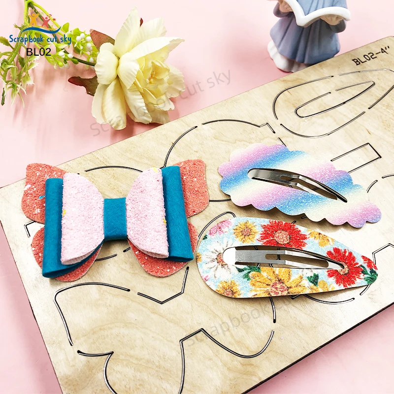 

The bow hairpin die-cutting wooden mold is suitable for most machines