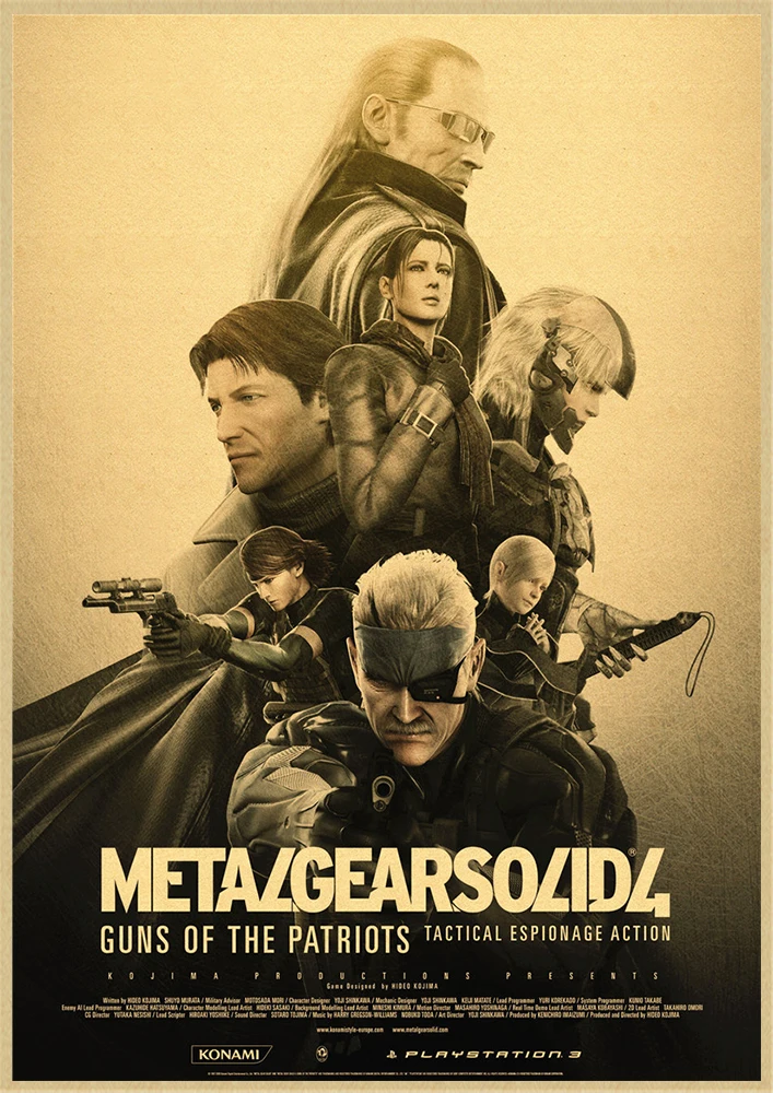 Металлическая шестерня твердый игровой постер художественная живопись